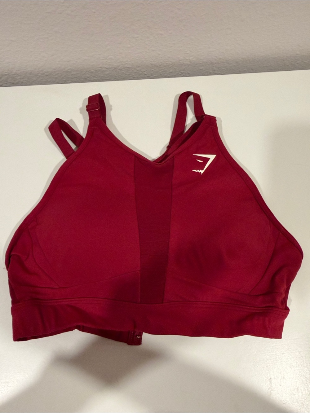 Gymshark Women's Deep Red High-Support Sports Bra